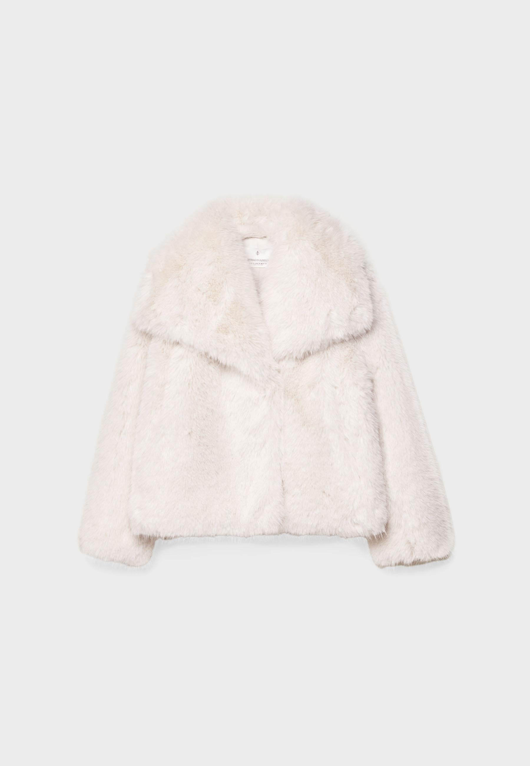 Virale Kunstpelz Jacke