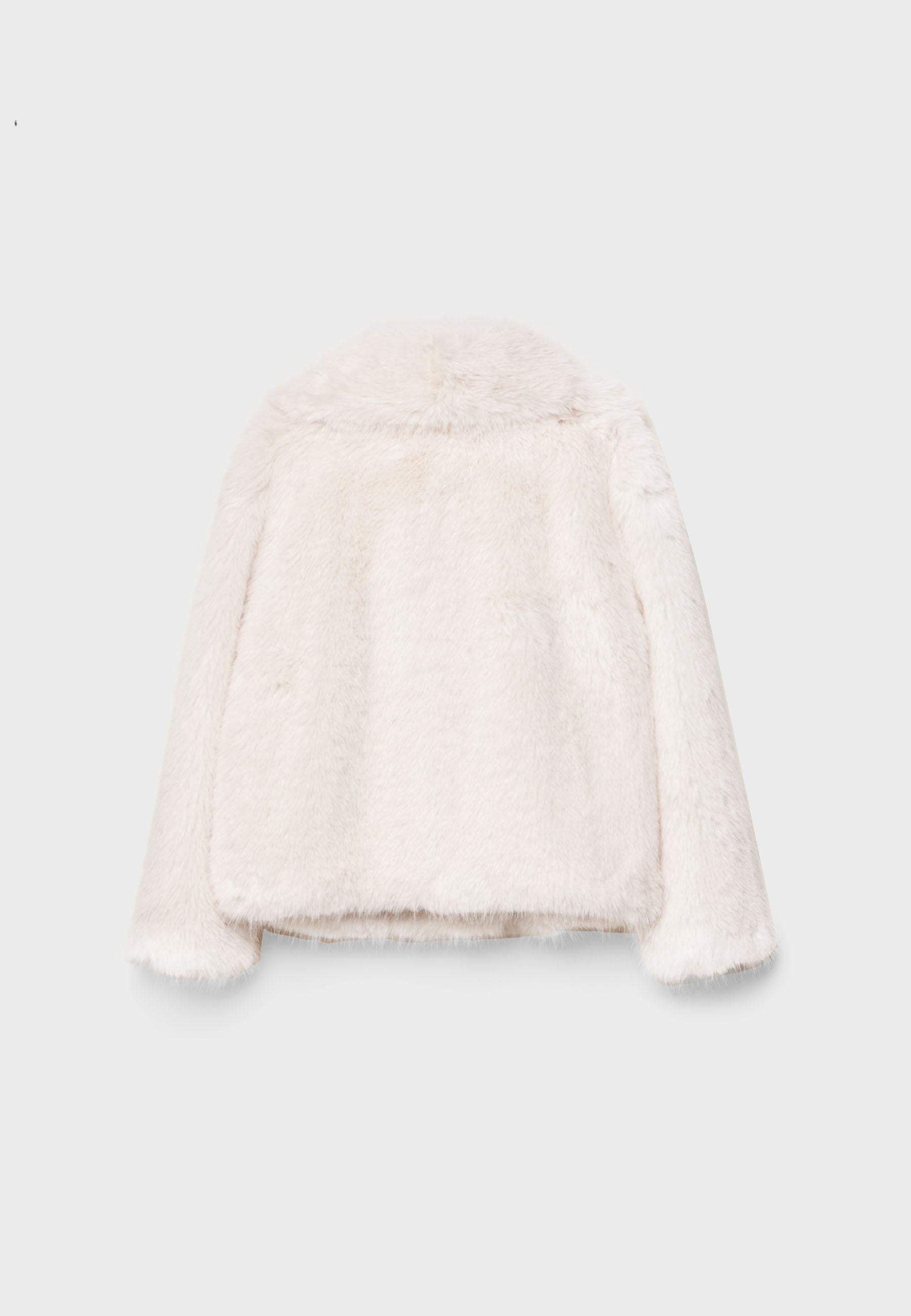 Virale Kunstpelz Jacke