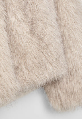 Virale Kunstpelz Jacke