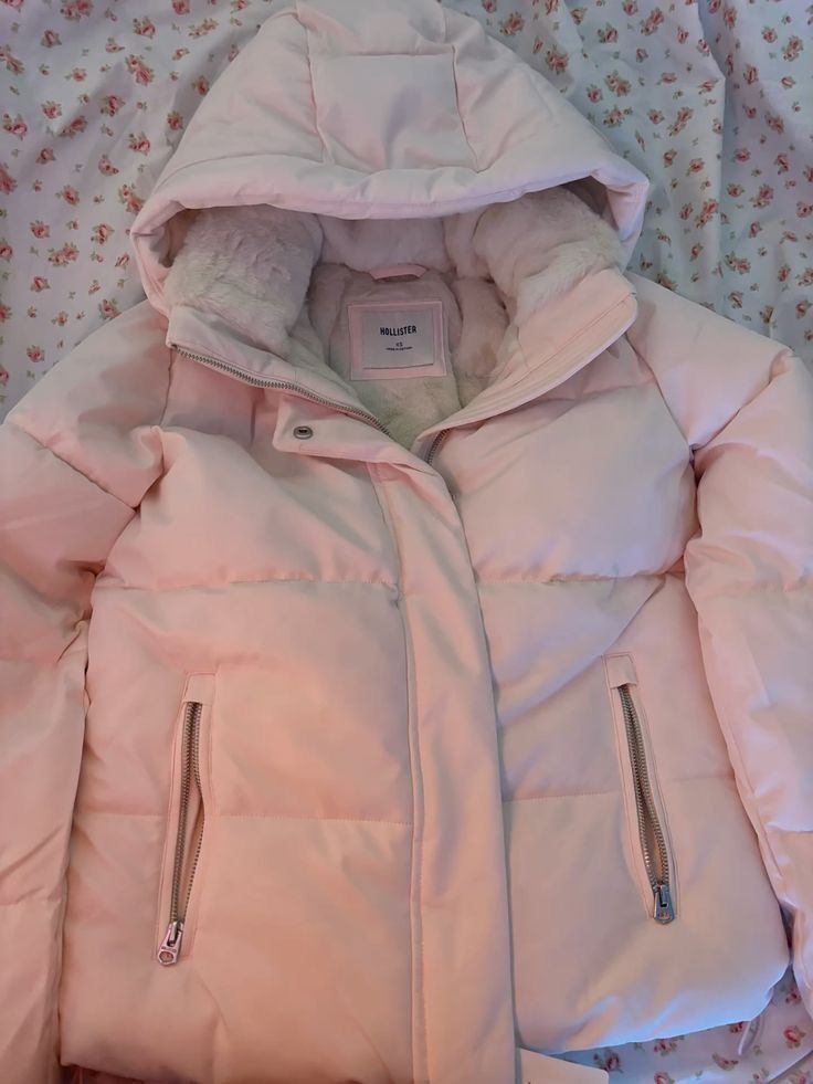 "Hollister" Pink Puffer